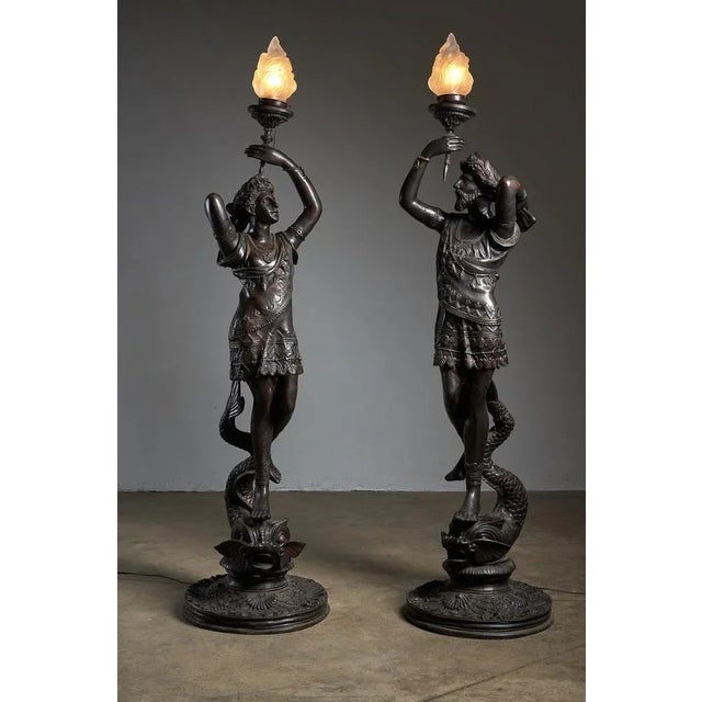 Unique set of two flameholders, men and women. European Plug (up to 250V).The wiring of this item may be original and...