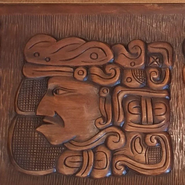 Wood Central American Handcrafted Wooden Coffee Table, 1960s For Sale - Image 7 of 11