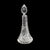 Metal Pair of Small Antique Scent Bottles, English, Perfume Decanter, Silver Collar For Sale - Image 7 of 12