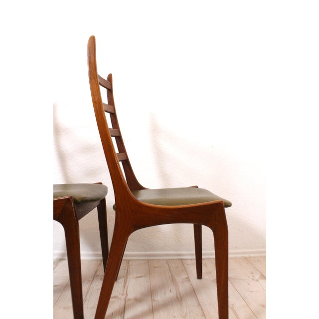 1960s Teak Dining Chairs by Kai Kristiansen for KS Møbler, Denmark, 1960s, Set of 2 For Sale - Image 5 of 12