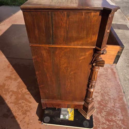 Antique Chest of Drawers with Four Drawers For Sale - Image 10 of 18