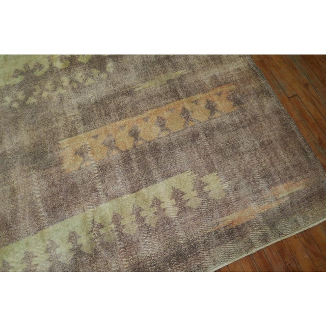 Lavender Field Turkish Shabby Chic Rug rug no.j1836 For Sale - Image 4 of 7