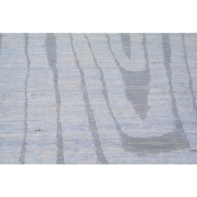 Moroccan Moroccan Hand Knotted Wool Rug, 9'x12'3" For Sale - Image 3 of 6