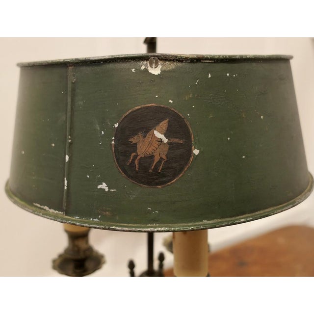 French Silver-Plated Triple Bouillotte Desk Lamp, 1890s For Sale - Image 3 of 11