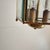 Hexagonal Beveled Glass Brass Lantern, Flush Mount For Sale - Image 4 of 9