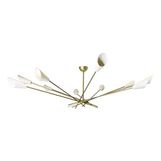 Shangai Chandelier in the style of Stilnovo, 1960s For Sale