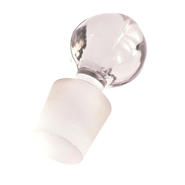 Art Deco Farber Bros Amethyst Glass Decanter and Cordial Set, 1930s, 7.5" For Sale - Image 14 of 16