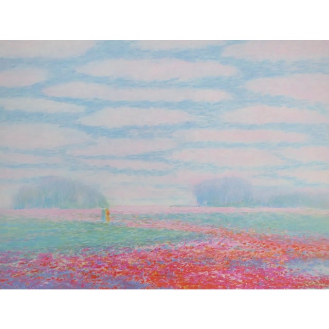 Claude Manoukian, Les Cumulus, Lithograph For Sale - Image 4 of 4