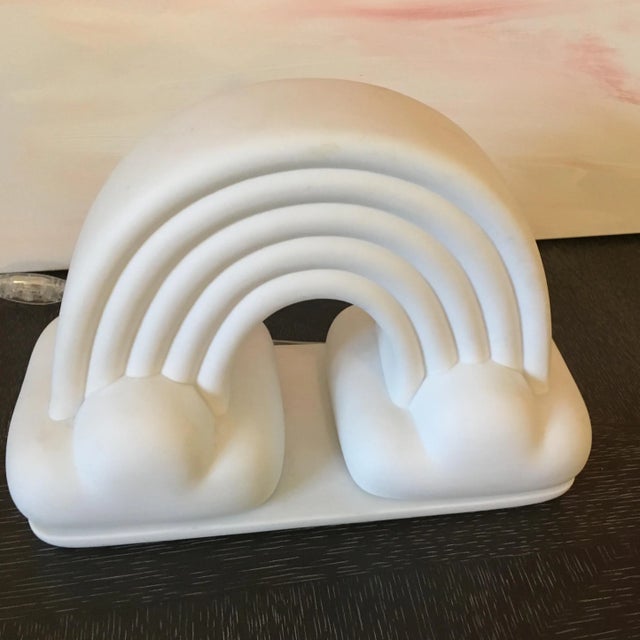 Children's Rainbow Ceramic 2 Pieces Night Light by Rachel Blindauer For Sale - Image 3 of 5