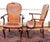 Queen Anne 19th Century Pair Open Armchairs For Sale - Image 3 of 4