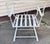 Vintage 1960s White Wrought Iron Cantilever Lounge Chair For Sale - Image 9 of 10