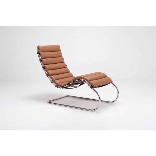 Mid-Century Modern Ludwig Mies Van Der Rohe Mr Chaise for Knoll, Circa 1965 For Sale - Image 3 of 13