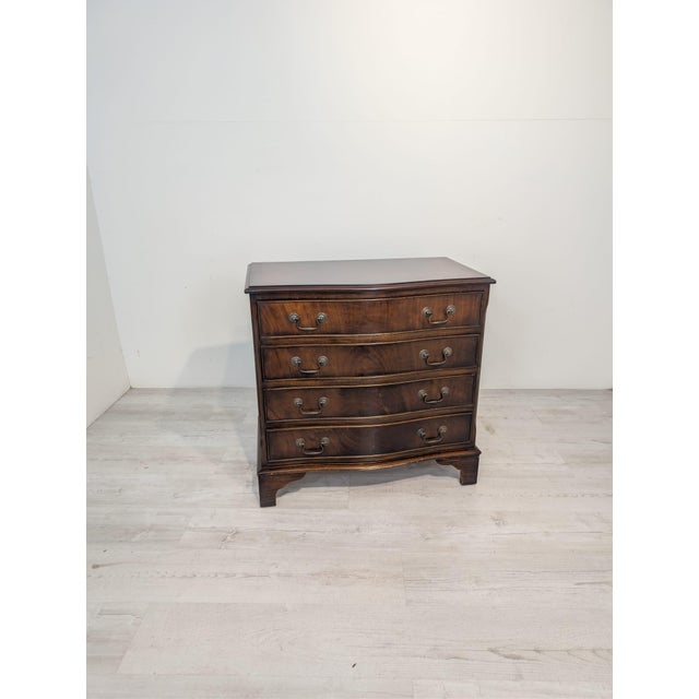 Vintage Chippendale Chest of Drawers in Wood, 1955 For Sale - Image 3 of 18