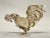 Pair Antique Silver Cockerel Rooster Figurines / Sculptures For Sale - Image 12 of 18