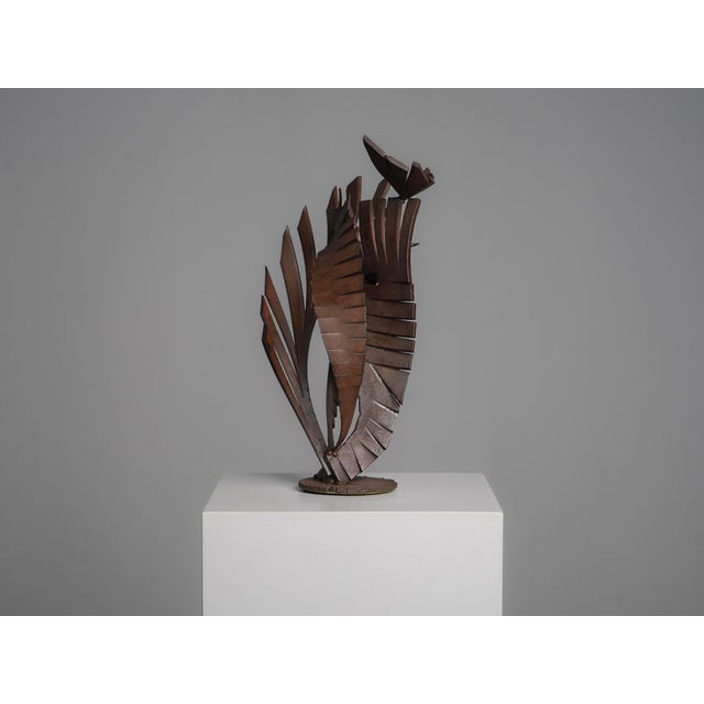Modern CH, Abstract Constructivist Iron Sculpture, 1960s, Iron For Sale - Image 3 of 11