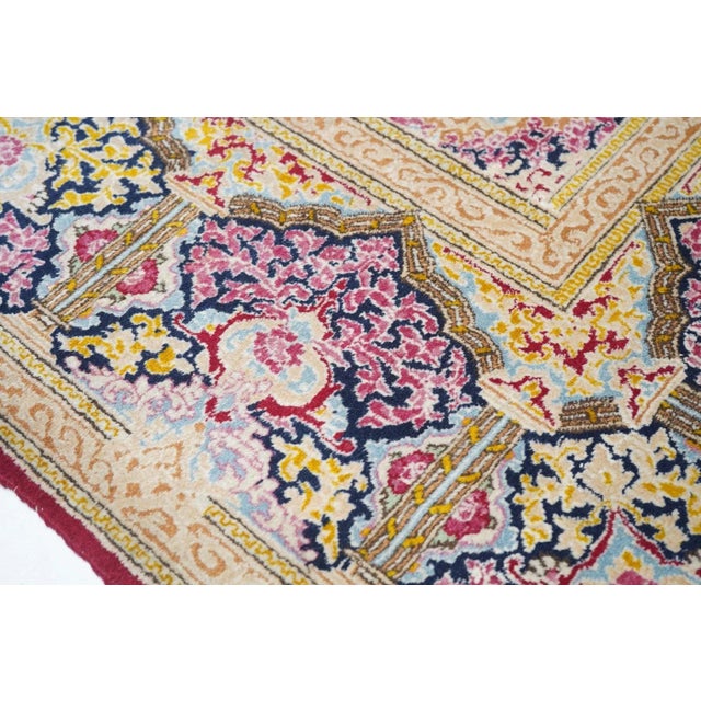 Textile 1960s Vintage Kerman Rug 9'3'' x 12'0'' For Sale - Image 7 of 11