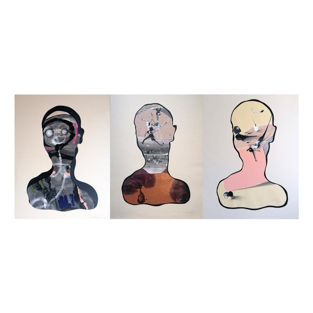 Stefano Mazzolini, S3B, 2022, Collage on Paper For Sale