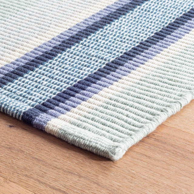 Dash & Albert Dash & Albert by Annie Selke Barbados Stripe Woven Cotton Rug, 4' x 6' For Sale - Image 4 of 6
