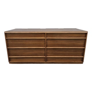 Robsjohn-Gibbings Widdicomb Walnut Six Drawer Dresser For Sale