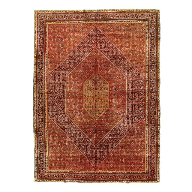 Pasargad Fine Hand Knotted Persian Bidjar For Sale - Image 4 of 4