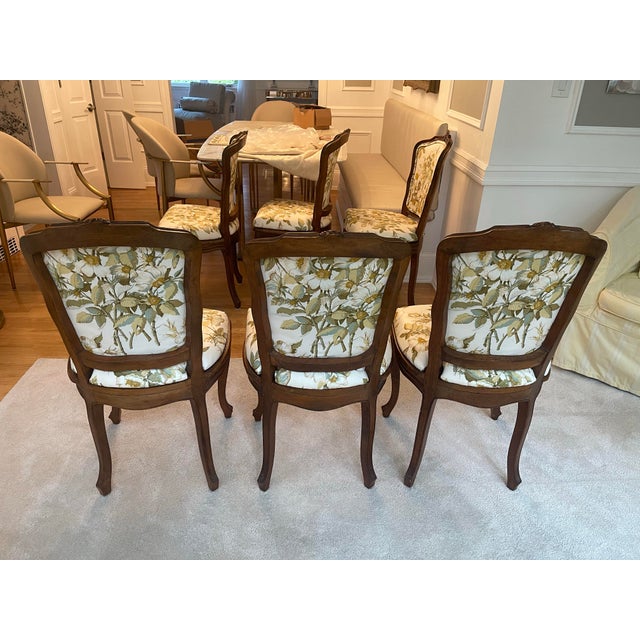 Antique French Country Walnut Dining Chairs Set of 6 For Sale In New York - Image 6 of 12