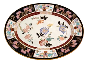 Large Ashworth Imari Ironstone Platter, Circa 1860