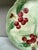 19th Century Majolica Cherries Plate Choisy Le Roi For Sale - Image 4 of 5