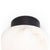 Traditional Regina Andrew Parker Alabaster Flush Mount, Oil Rubbed Bronze For Sale - Image 3 of 6