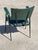 Mid-Century Modern Green Leatherette Armchair attributed to Colette Gueden, 1950s For Sale - Image 3 of 6