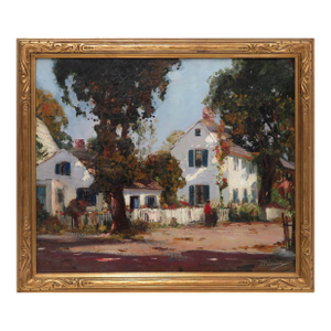 19th Century Anthony Thieme Atlantic Avenue, Rockport - Impressionist -Signed