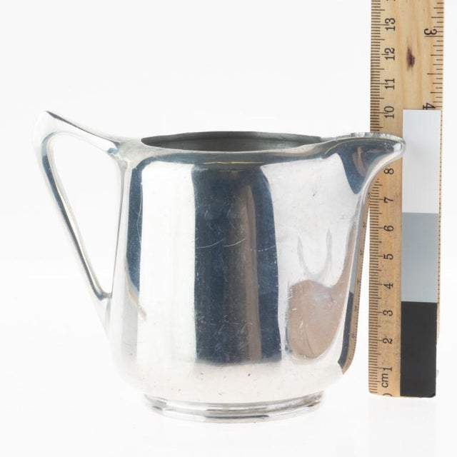 Art Deco Silver-Plated Coffee Cream Jug from Picquot, 1930s For Sale - Image 3 of 4