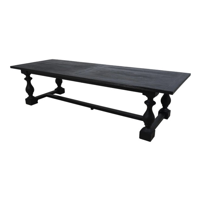 Restoration Hardware Large Distressed Finish Farm Dining Room Table ...