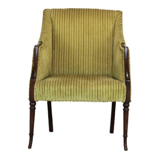 Vintage Hickory Upholstered Chair For Sale