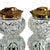 Early 20th Century Art Nouveau Cut Crystal & Gilt Copper Dresser Jars, Pair For Sale - Image 4 of 12