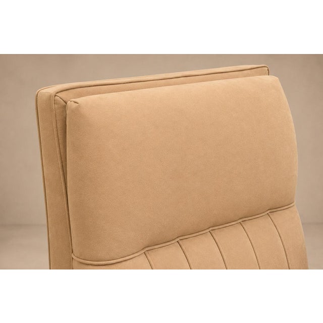 Tan Giuseppe Scapinelli Armchairs in Hardwood & Suede, Brazil, 1950s For Sale - Image 8 of 18
