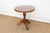 Indian Antique Colonial Teak Round End Table For Sale - Image 3 of 10