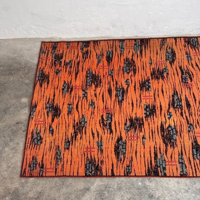 Vintage Hungarian Red Rug, 1960s For Sale - Image 4 of 7