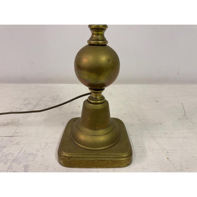Early 20th Century Brass Floor Lamp, 1890s For Sale - Image 4 of 10