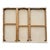 Textile Large “Sand Stars” Abstract Expressionist Triptych by Nina Smith, 1985 – Original Signed Acrylic on Canvas Painting For Sale - Image 7 of 8