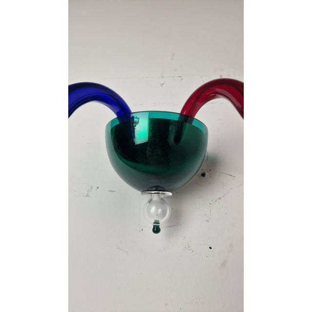 Stained Glass Wall Light by Gio Ponti for VeArt For Sale - Image 9 of 13