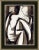 Brutalist Abstract Figure Framed Art Print by David Phoenix For Sale - Image 3 of 3