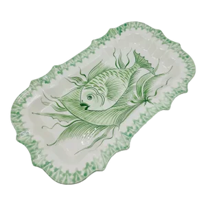 Vintage Italian Ceramic Fish Platter