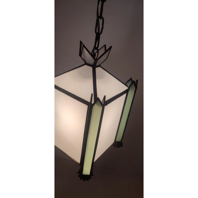 Chartreuse Vintage Arabic Ceiling Lamp, 1970s For Sale - Image 8 of 11
