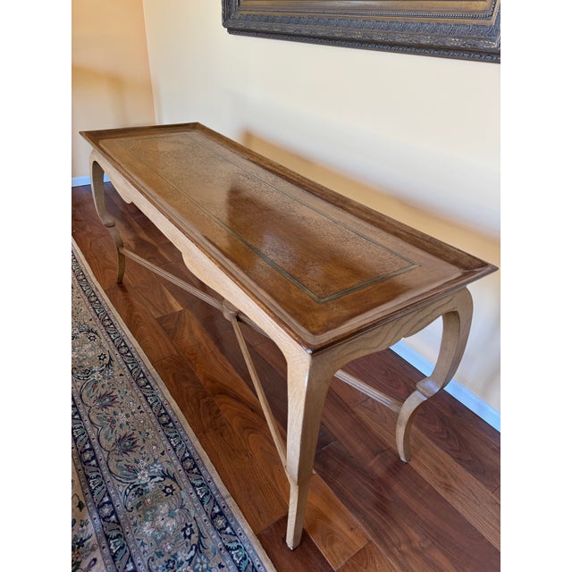 Marge Carson Set of Three Matching Marge Carson Tray Tables For Sale - Image 4 of 15