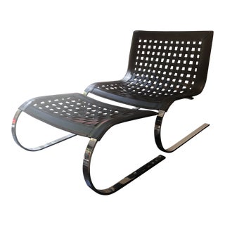 Vintage Fasem O'Mies Chair and Ottoman For Sale