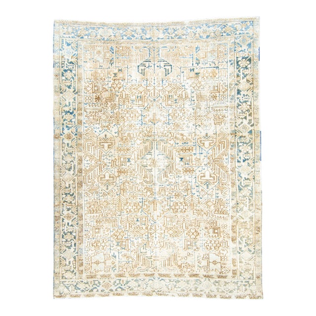 Antique Heriz Rug 7'6" x 10'4" #16898 For Sale