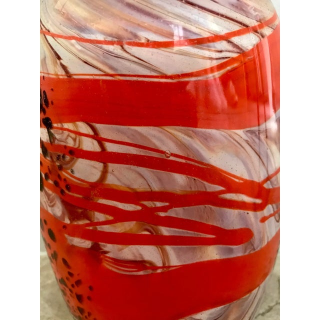 1940s Vintage Art Deco Murano Vase, 1940s For Sale - Image 5 of 11
