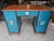 Vintage Pedestal Horseshoe Desk Botanical Collection For Sale - Image 14 of 18