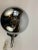 -Vintage chrome lamp -Base is 5.75" diameter, 15.5" high, neck is adjustable -Push button switch -Professionally rewired...