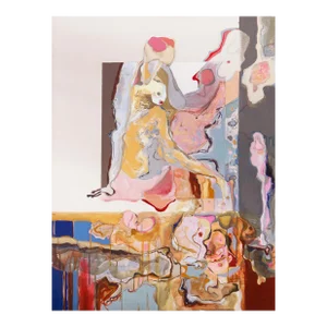 'Figurative Abstract' by Suzanne Gertz, Woman Artist, Art Institute of Chicago, San Bernardino